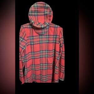 🌟2 pcs. Red Women's Plaid Double breasted Blazer w/matching cap